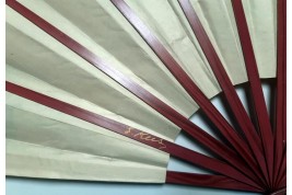 The theft of the Mona Lisa, fan by Lucot 1911