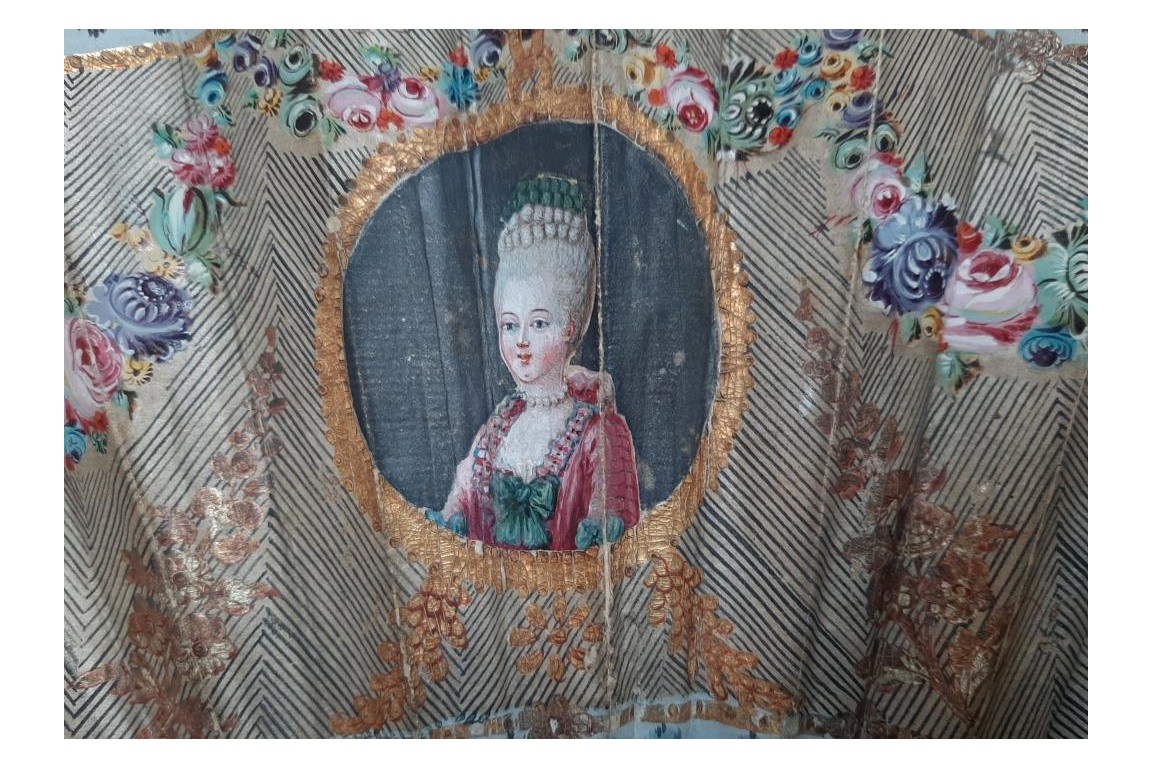 The Elegant Parisian, fan circa 1780