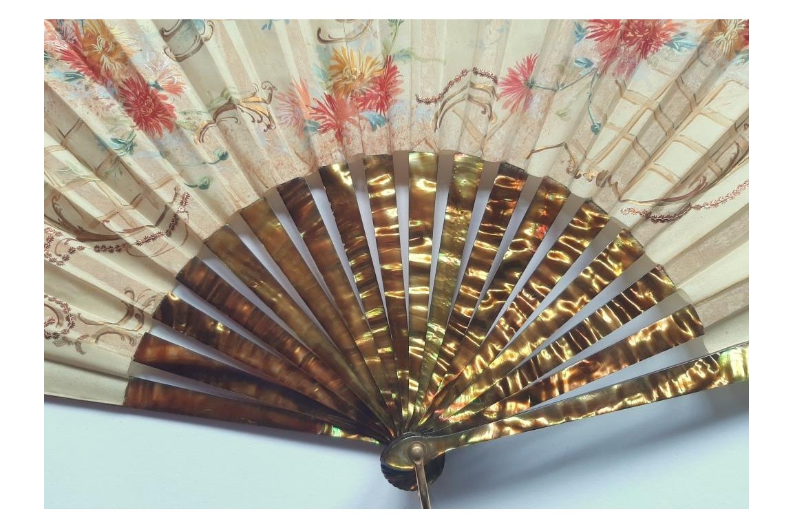 Duvelleroy celebrates Queen Marie-Antoinette, fan circa 1900