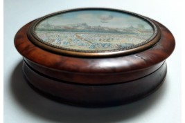 Le globe aérostatique des Tuileries, tabatière à la montgolfière, 1783