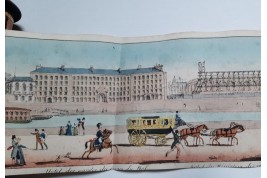 Walks on the Parisian quays. Panorama circa 1815-1825