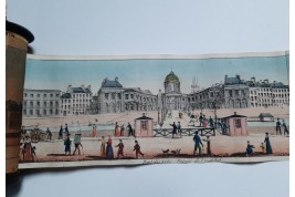Walks on the Parisian quays. Panorama circa 1815-1825