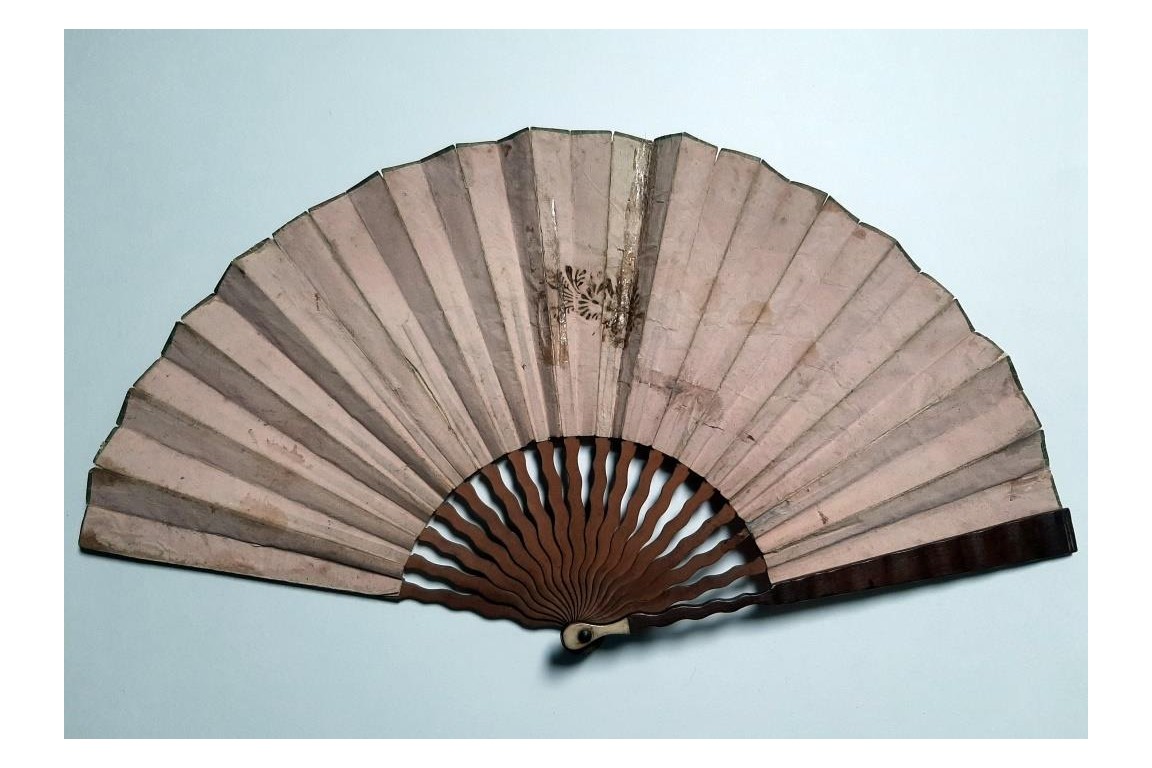 Paris in the glory of Napoleon,  fan circa 1830-40