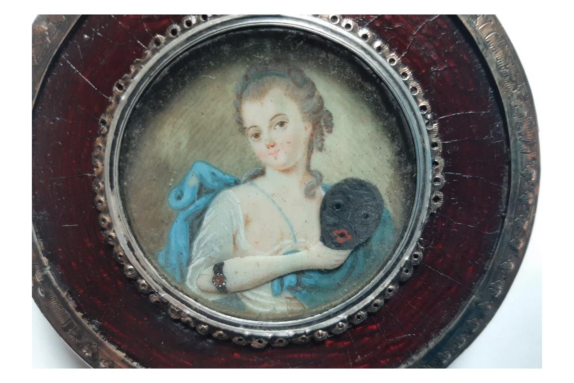 Masked, unmasked ! Automate snuffbox, late 18th century