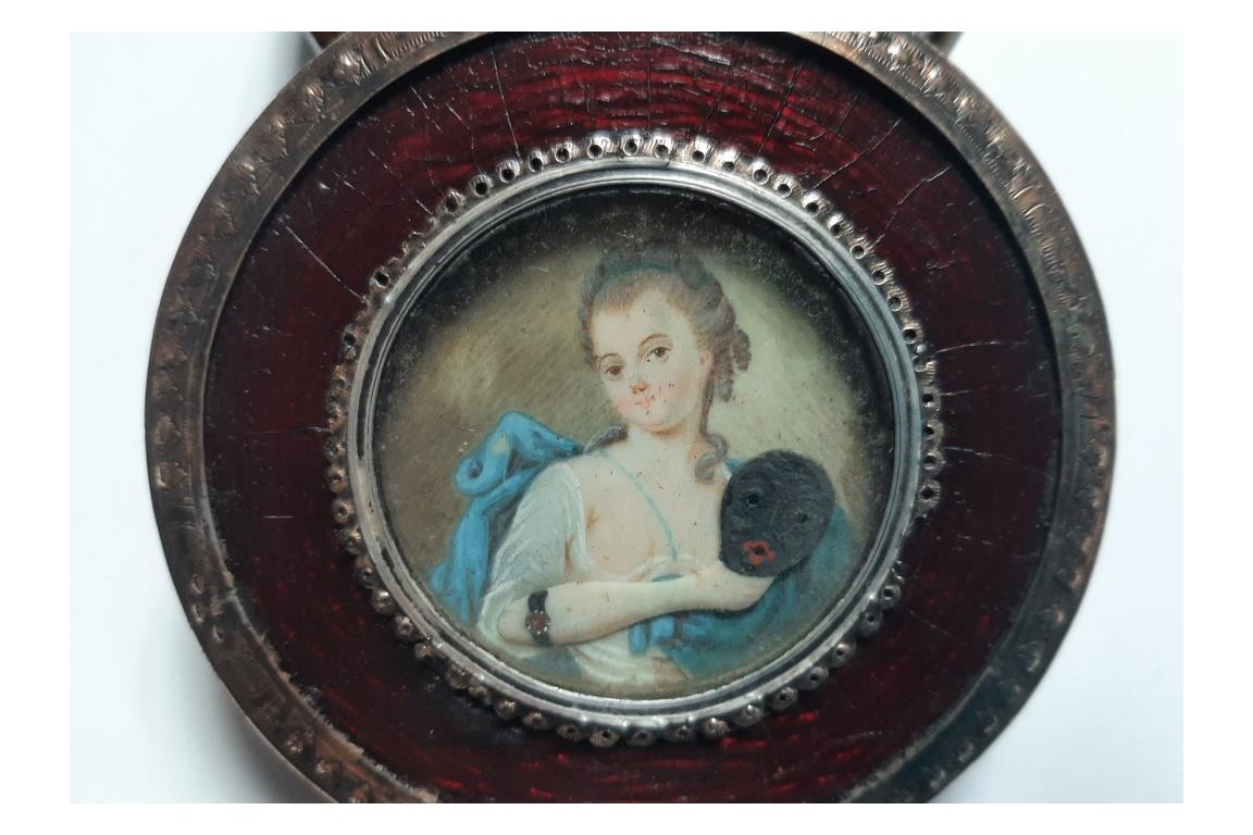 Masked, unmasked ! Automate snuffbox, late 18th century
