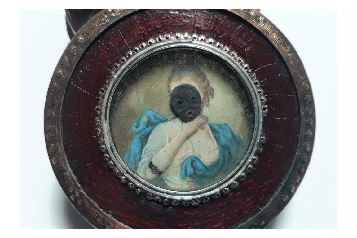 Masked, unmasked ! Automate snuffbox, late 18th century