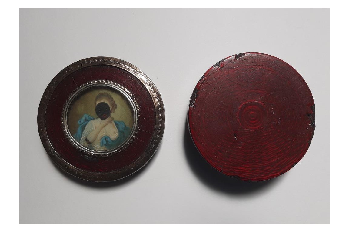 Masked, unmasked ! Automate snuffbox, late 18th century
