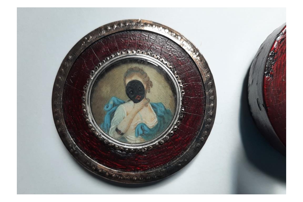 Masked, unmasked ! Automate snuffbox, late 18th century
