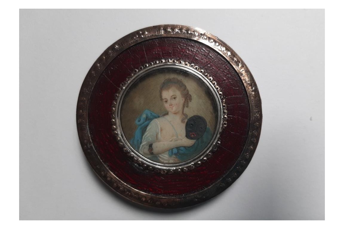 Masked, unmasked ! Automate snuffbox, late 18th century