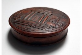 Masonic temple, snuffbox 19th century