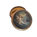 Jupiter taking Io in a cloud,  erotic snuffbox 18th century