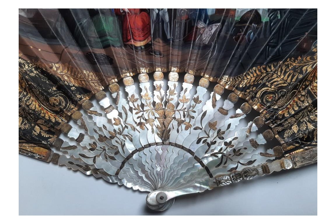 The magician's house. Fan circa 1830-35
