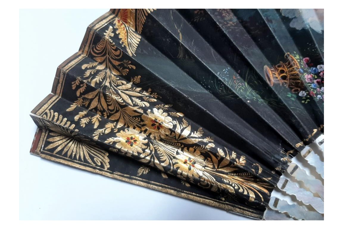 The magician's house. Fan circa 1830-35