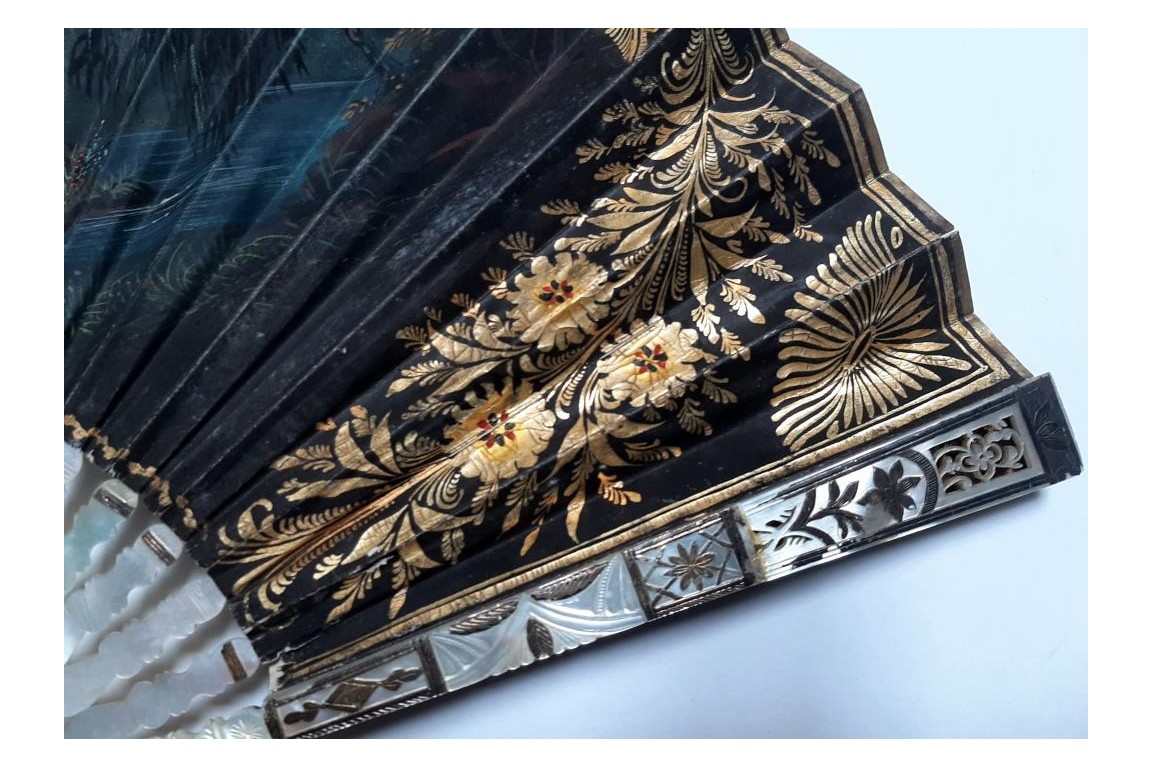 The magician's house. Fan circa 1830-35