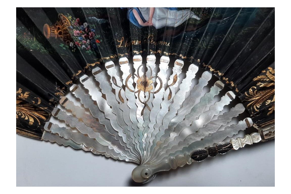 The magician's house. Fan circa 1830-35