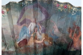 Majestic water gods, fan circa 1750-60