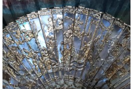 Majestic water gods, fan circa 1750-60