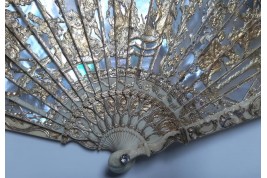 Majestic water gods, fan circa 1750-60