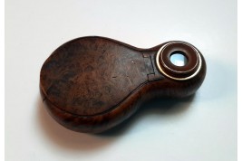 See, smell, taste. Snuffbox lorgnette, late 18th/early 19th century
