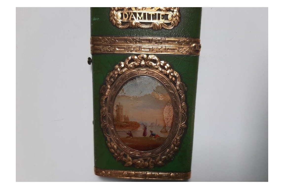 Souvenir d'amitié,  dance card 18th century
