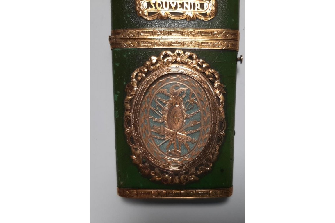 Souvenir d'amitié, carnet de bal XVIIIème siècle