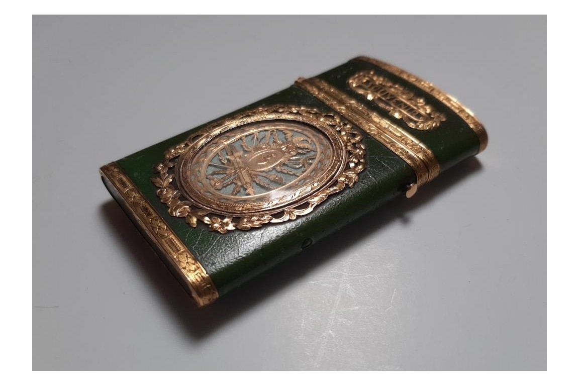 Souvenir d'amitié, carnet de bal XVIIIème siècle
