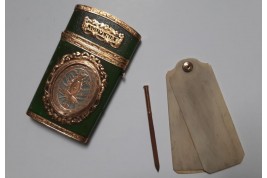 Souvenir d'amitié,  dance card 18th century