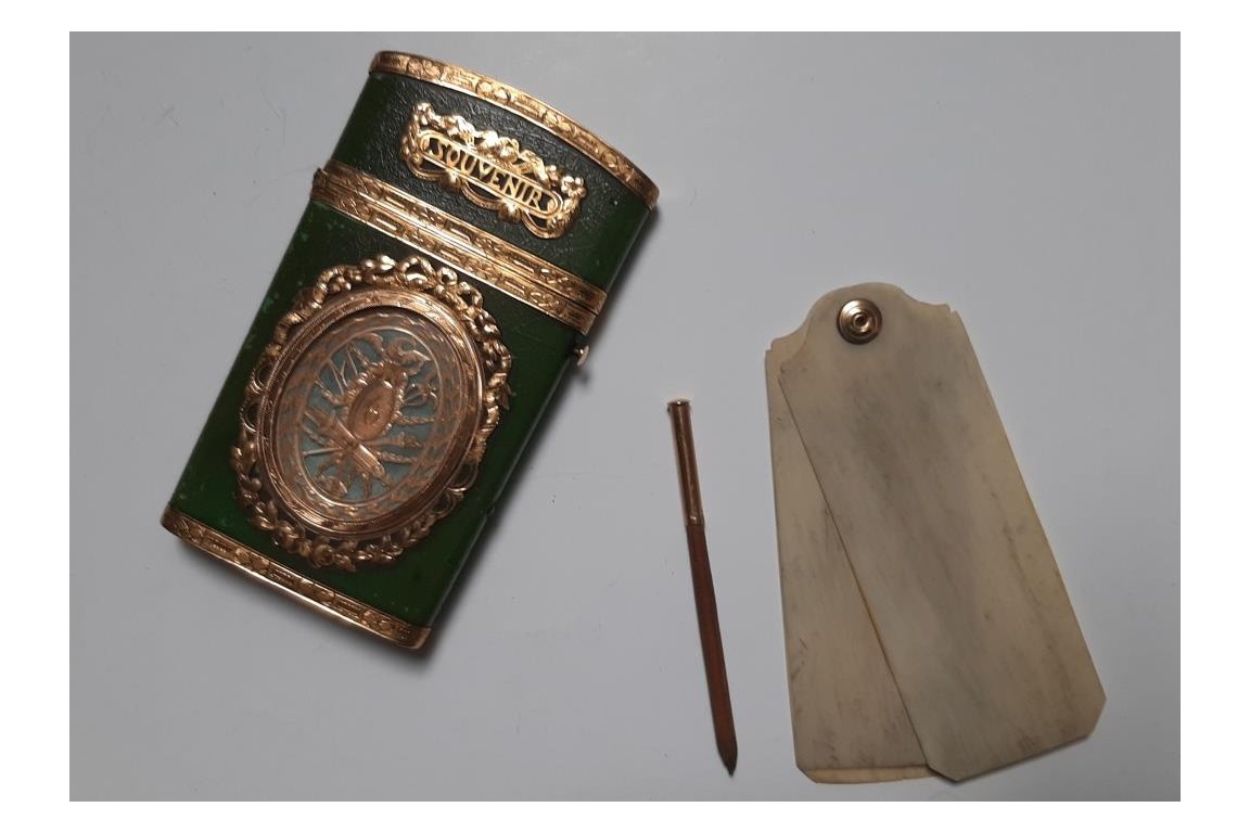 Souvenir d'amitié, carnet de bal XVIIIème siècle