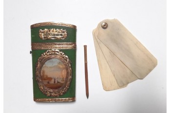 Souvenir d'amitié, carnet de bal XVIIIème siècle