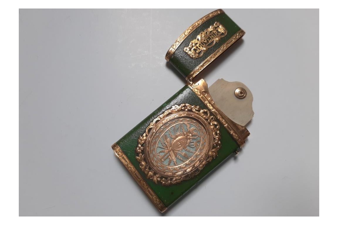 Souvenir d'amitié, carnet de bal XVIIIème siècle