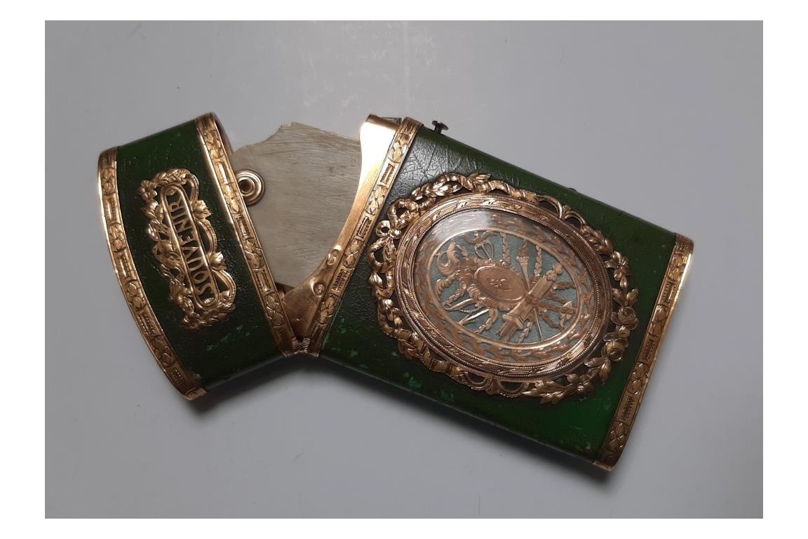 Souvenir d'amitié,  dance card 18th century