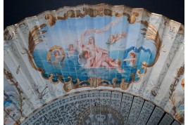 Venus of the Waters, fan by Dubois Davesnes circa 1850-60
