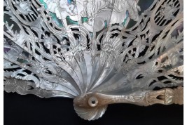 Gondola galante, fan circa 1860-80