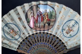 Compagnies des Indes, chinese fan, circa 1800-1820