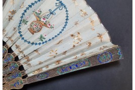 Compagnies des Indes, chinese fan, circa 1800-1820
