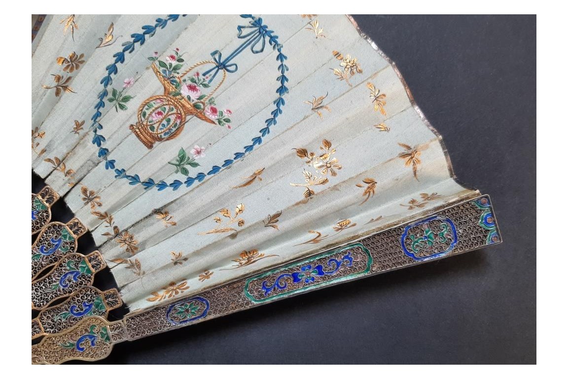 Compagnies des Indes, chinese fan, circa 1800-1820