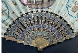 Compagnies des Indes, chinese fan, circa 1800-1820