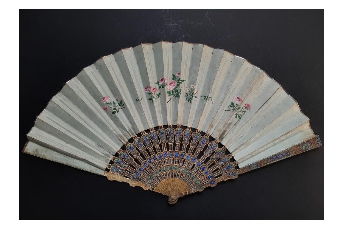 Compagnies des Indes, chinese fan, circa 1800-1820