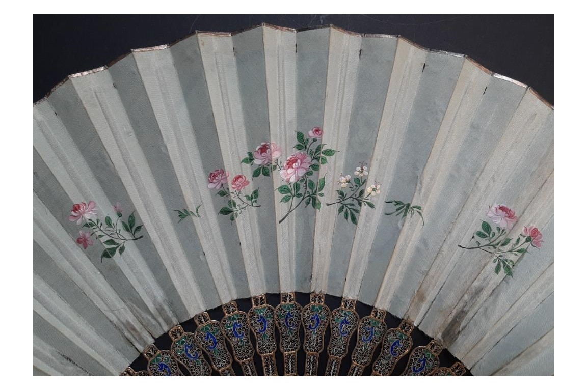 Compagnies des Indes, chinese fan, circa 1800-1820