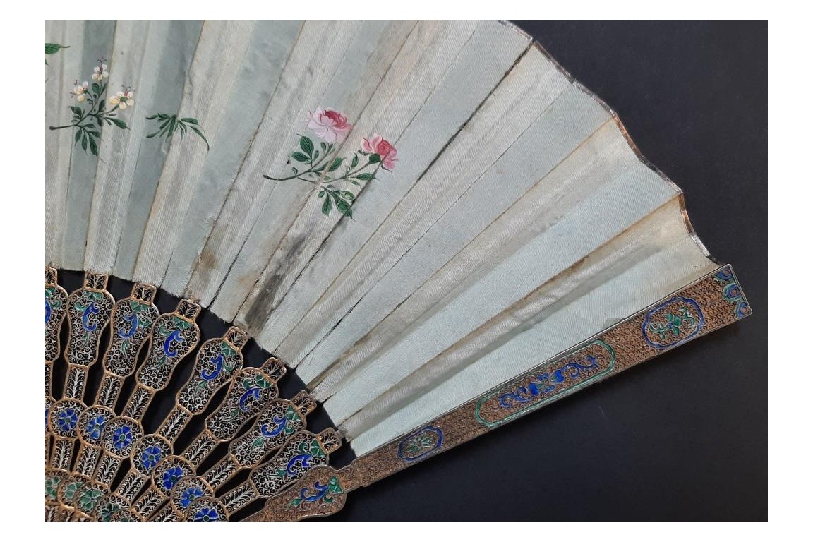 Compagnies des Indes, chinese fan, circa 1800-1820