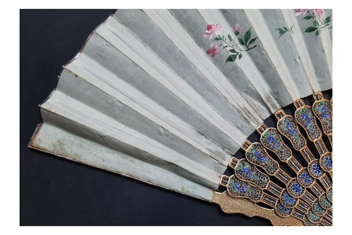 Compagnies des Indes, chinese fan, circa 1800-1820