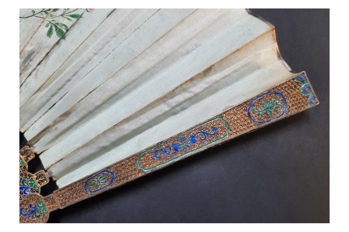 Compagnies des Indes, chinese fan, circa 1800-1820