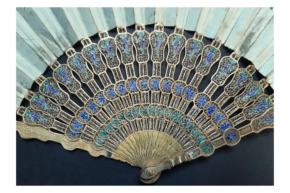 Compagnies des Indes, chinese fan, circa 1800-1820