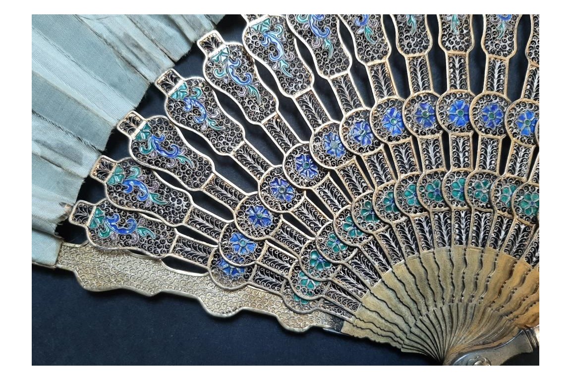 Compagnies des Indes, chinese fan, circa 1800-1820