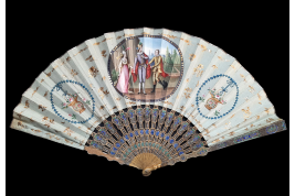 Compagnies des Indes, chinese fan, circa 1800-1820