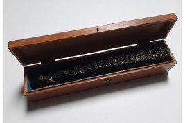 Scènes de terrasses, éventail Chine vers 1860-80