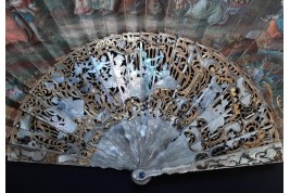 Flower of love, fan circa 1750-60