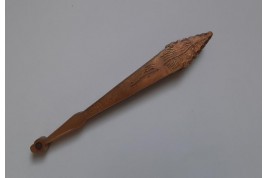 Horn and gold chinoiserie, fan circa 1820--30