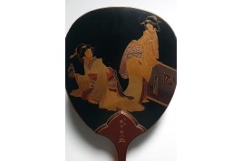 Black, red and gold. Asian colors. 19th-century screens