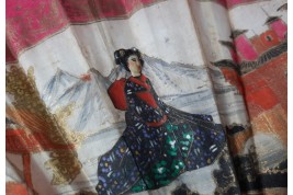 Madama Butterfly. Early 20th century fan